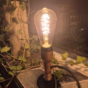 Kopparrör lampa Solid